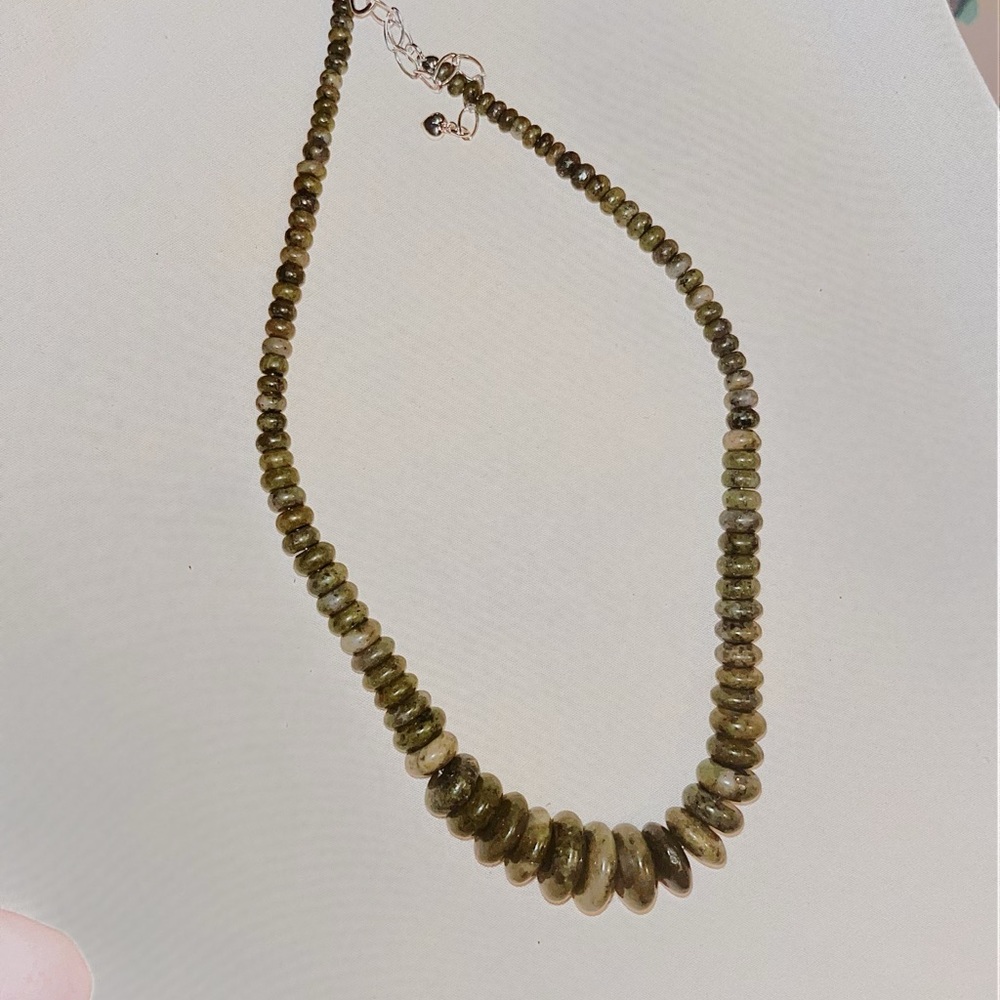 Jay King Dark Green Quartz necklace